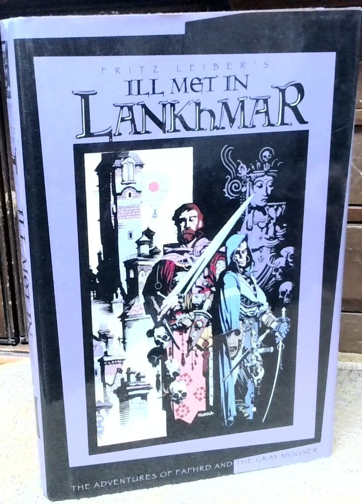 Fritz Leiber Ill Met In Lankhmar 1995 Hardcover: Fritz Leiber's Ill Met In Lankhmar, White Wolf Publishing, 1995, Hardcover Fantasy Novel, Cover And Interior Art By Mike Mignola, Includes Map Endpapers.