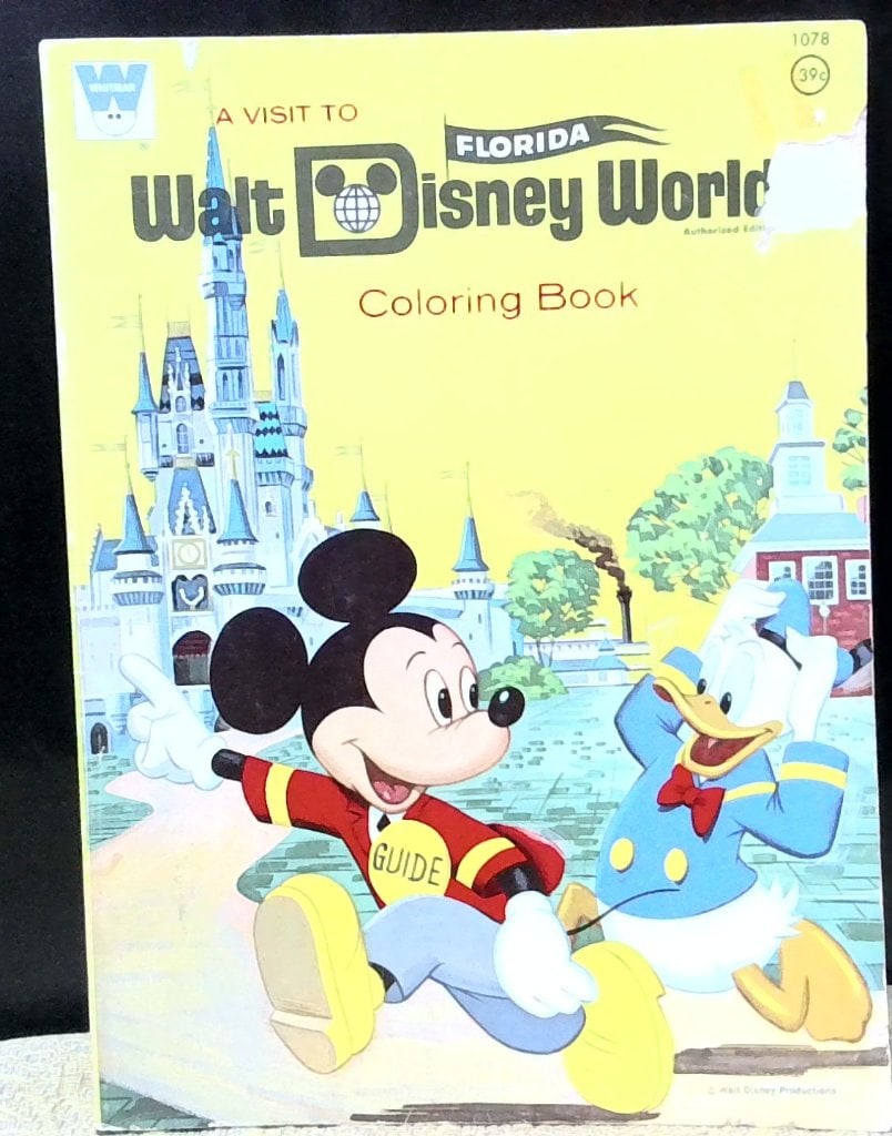 1971 Whitman Walt Disney World Coloring Book (1 of 9)