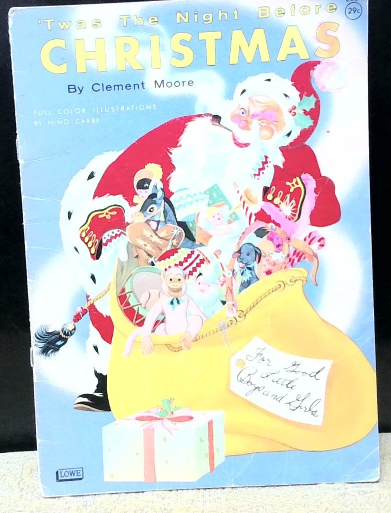 Vtg 'Twas The Night Before Christmas Book (1 of 5)