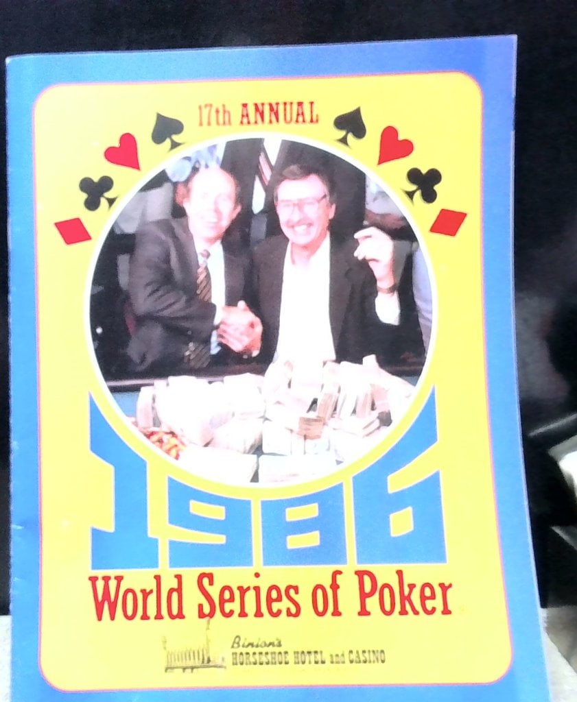1986 World Series Of Poker Program (1 of 7)