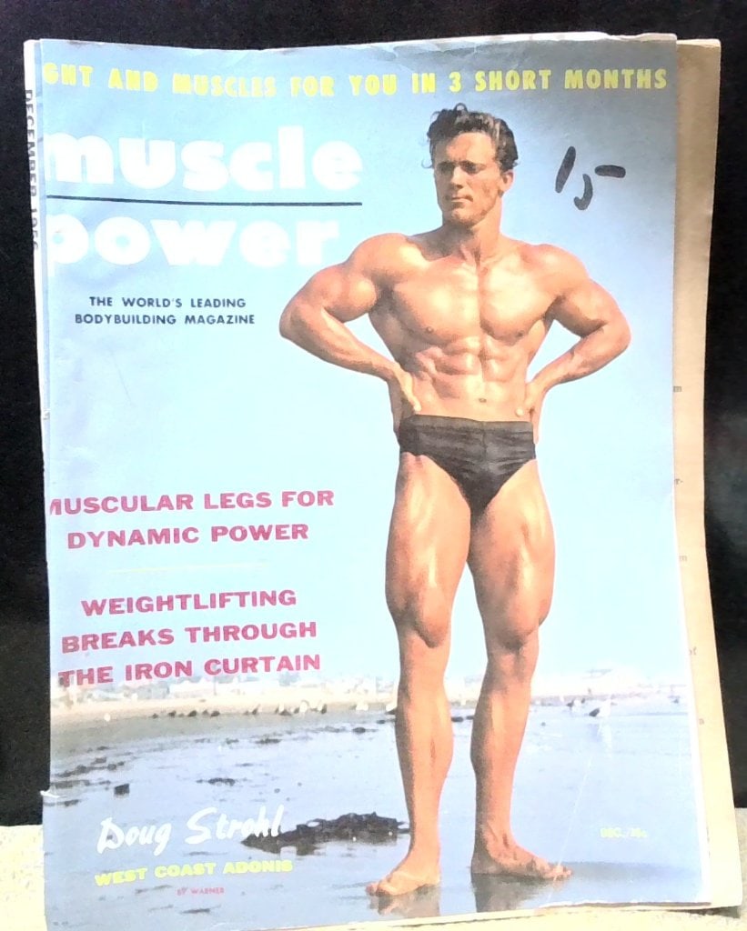 Muscle Power Magazine December 1956: Muscle Power Magazine, December 1956, Featuring Bodybuilding Articles, Weightlifting News, And Vtg Weider Barbell Co. Advertisements.
