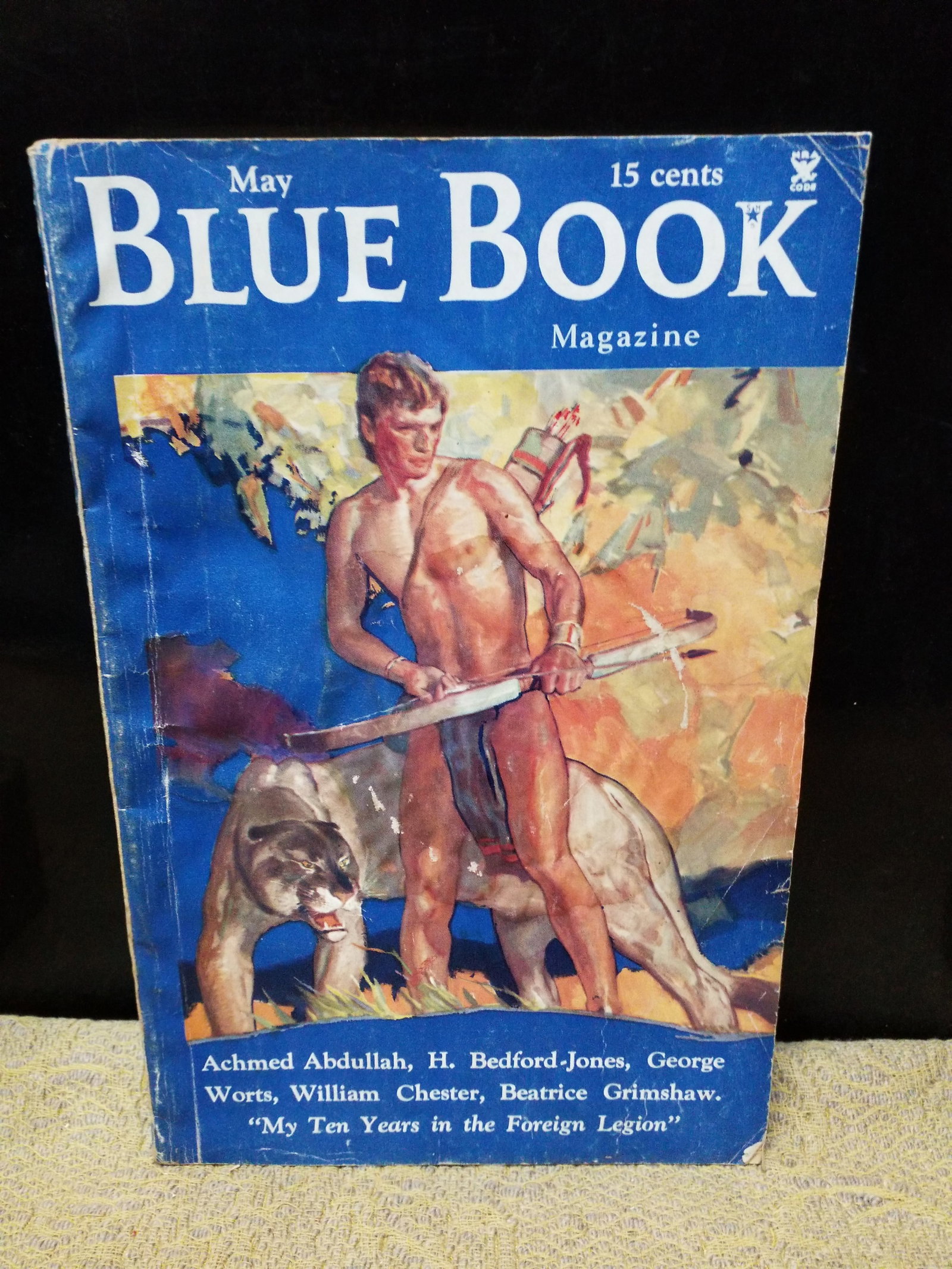 Blue Book Magazine May 1935 tarzan the cover pulp VF (1 of 11)