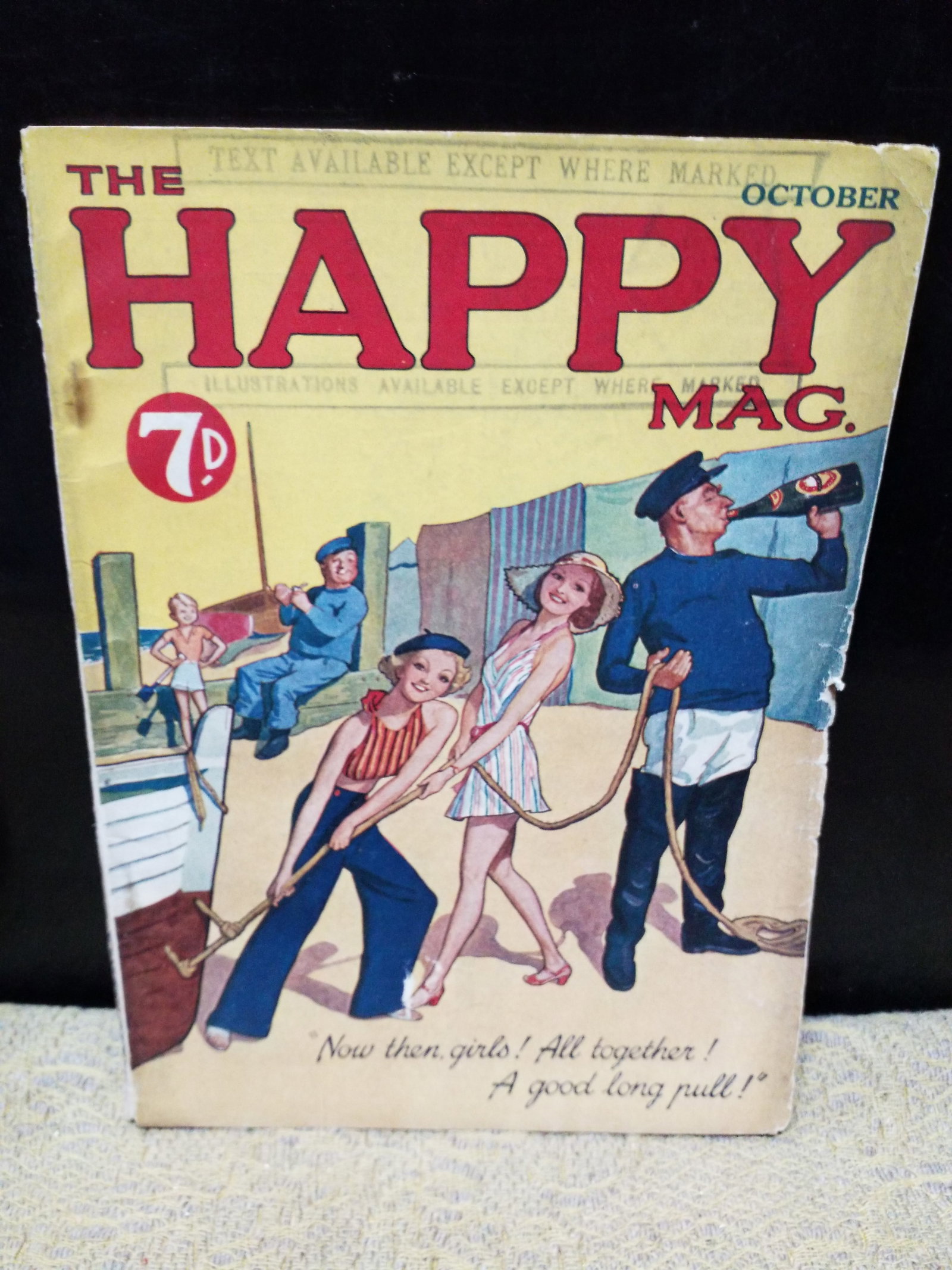 The Happy Mag October 1936 No. 173: The Happy Mag, October 1936, No. 173, Vol. XXIX, British Periodical, Illustrated Fiction, Vtg Advertisements, Softcover.