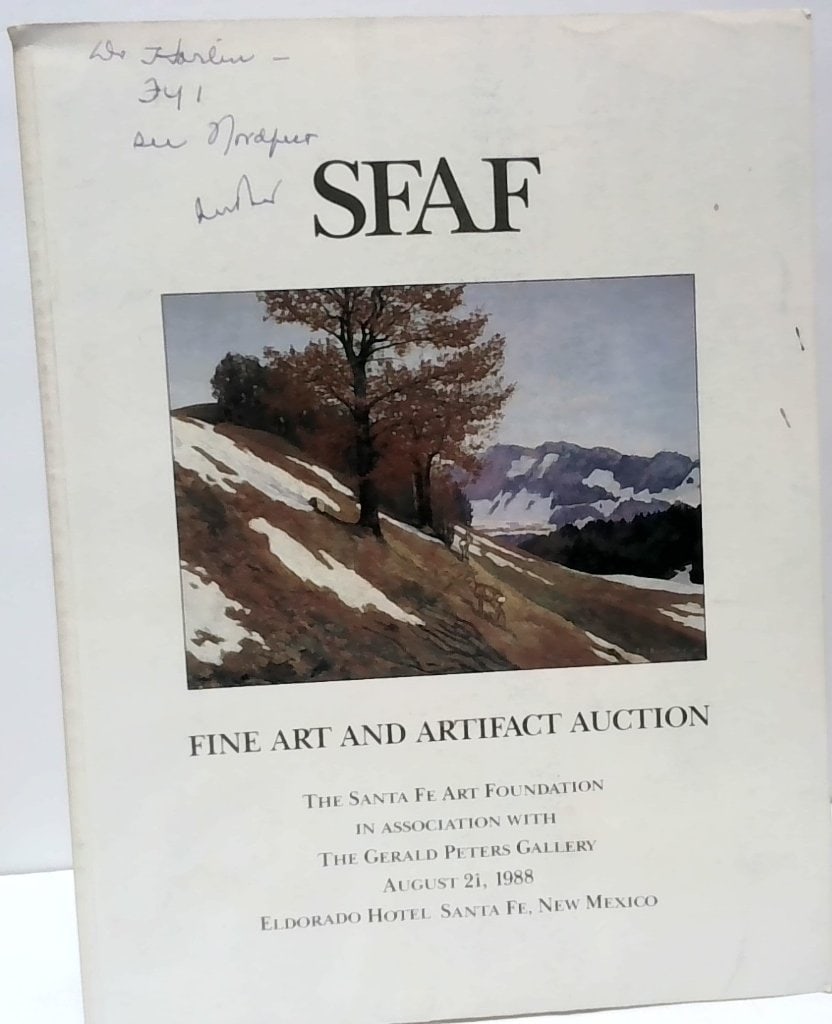 SFAF Fine Art And Artifact Auction Catalog 1988 (1 of 8)