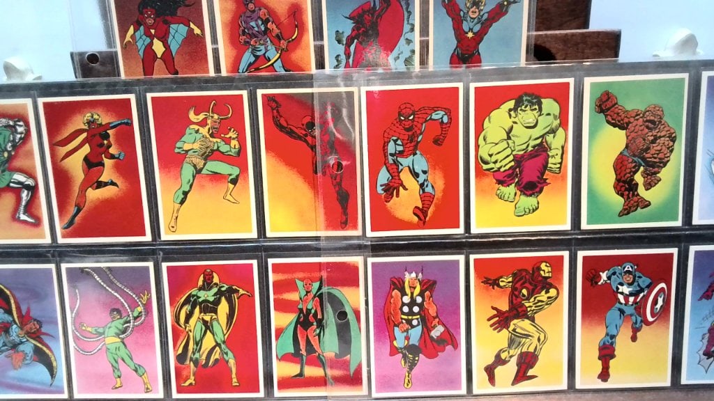 1979 Marvel Super Heroes Swap'n Save Cards Hulk Siderman etc. Rare: Rare valuable set, one recently sold online for over $700 our start is considerably lower than that. Mr. Wimpy's Super Heroes Super Villains Swap'n Save Cards, 1979 Marvel Comics Group, Full-Color Ill
