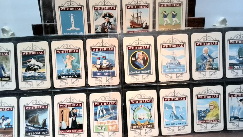 Whitbread Maritime Inn Signs Trading Cards: Whitbread The History Of Whitbread Inn Signs, 25 Maritime Inn Signs, Full-Color Illustrations, Protective Plastic Binder Pages.