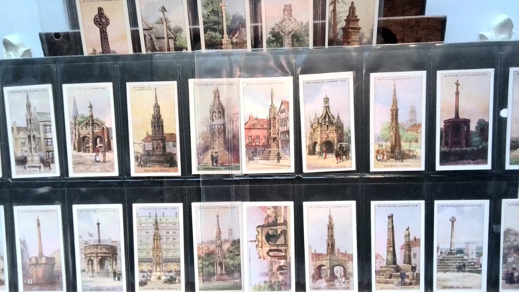 Stephen Mitchell Famous Crosses Cards: Stephen Mitchell & Son, Famous Crosses, Series Of 25, Color Illustrations, Protective Plastic Binder Pages.