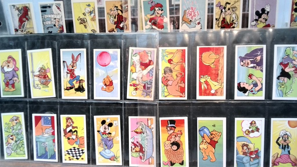 Disney Health & Safety Trading Cards: Geo Bassett & Co Ltd, Disney Health & Safety, Series Of 50, Color Illustrations, Protective Plastic Binder Pages.