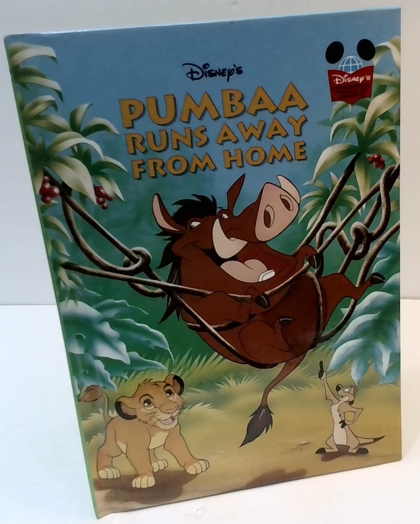 Disney's Pumbaa Runs Away From Home Grolier: Disney's Pumbaa Runs Away From Home, Grolier Book Club Edition, Hardcover Children's Storybook, Illustrated.