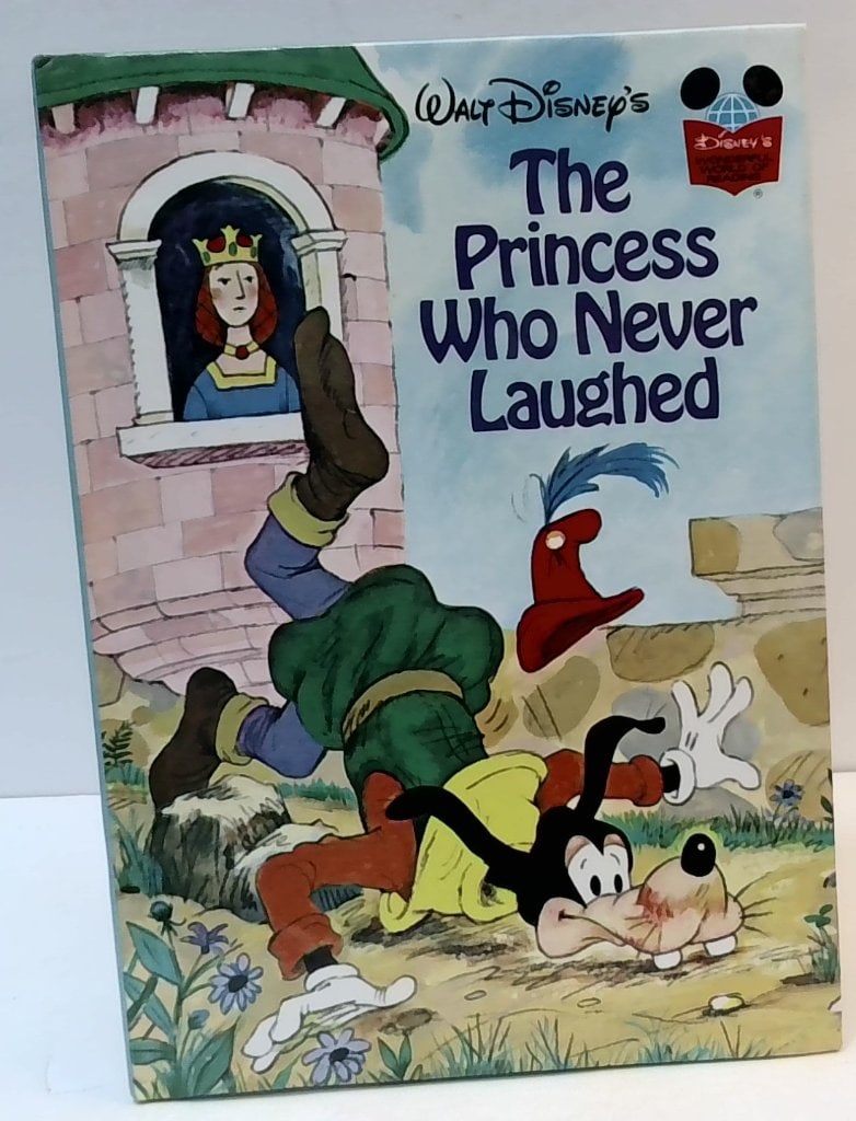 Disney The Princess Who Never Laughed Book: Walt Disney's The Princess Who Never Laughed, Grolier Books, Hardcover Children's Book.