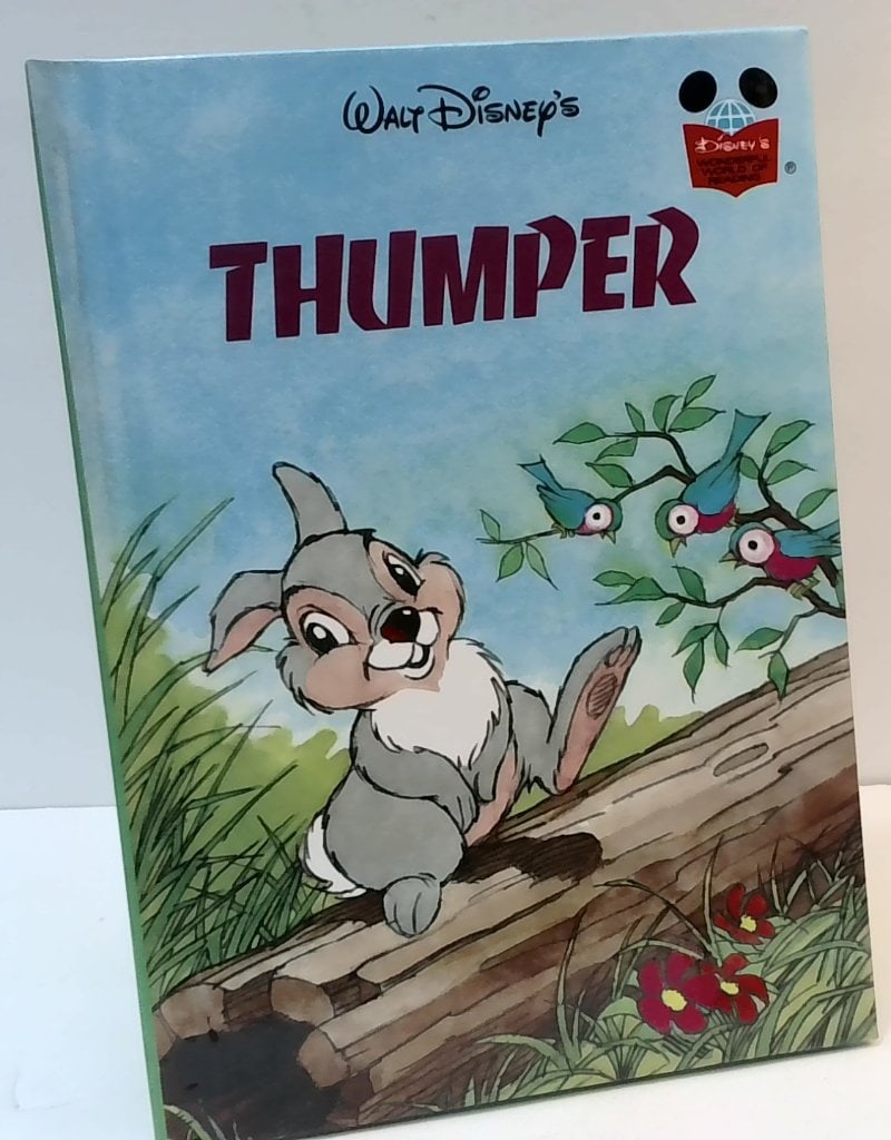 Disney Thumper Children's Book: Walt Disney's Thumper, Hardcover Children's Book, Wonderful World Of Reading.