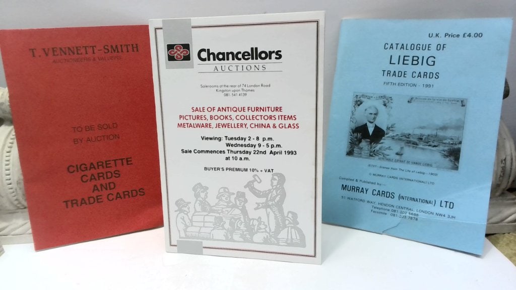 Assorted Auction Catalogues & Trade Card Guide (1 of 4)