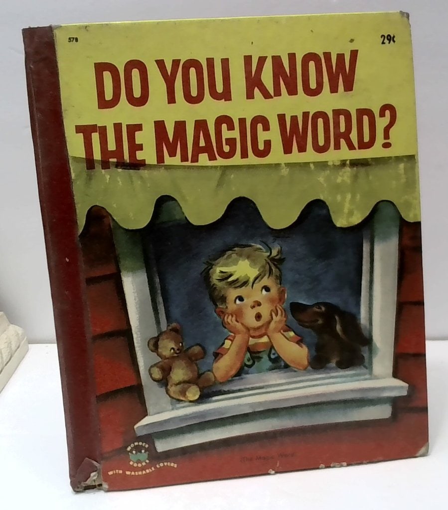 Vtg Wonder Books Do You Know The Magic Word? (1 of 7)
