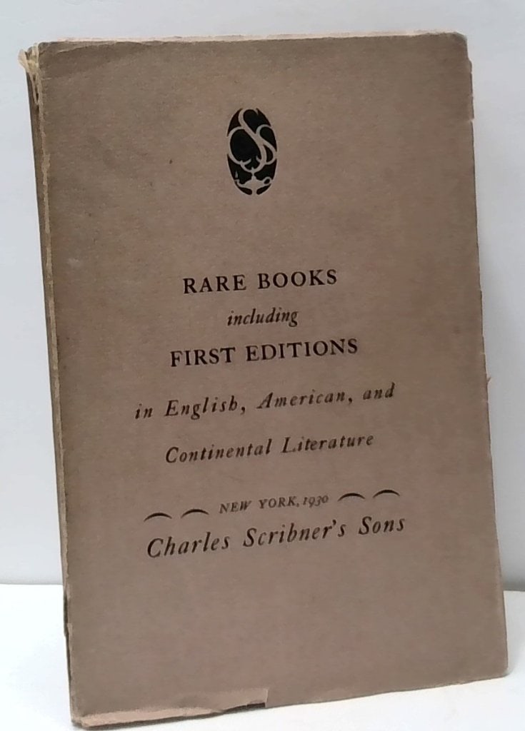 Charles Scribner's Sons Rare Books Catalogue 1930 (1 of 6)