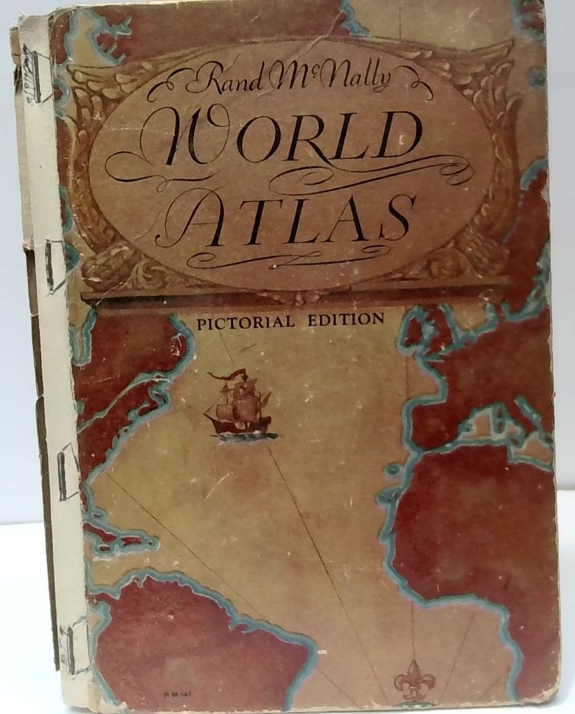 Vtg Rand McNally World Atlas Pictorial Edition (1 of 8)