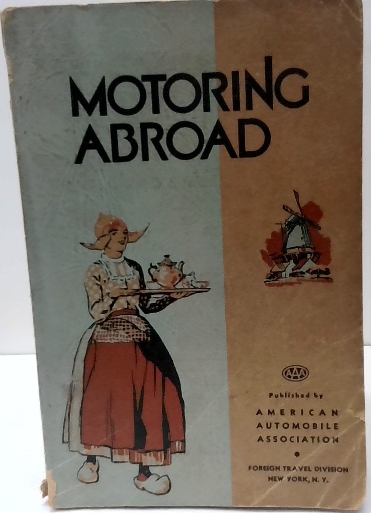 Vtg 1936 Motoring Abroad AAA Travel Guide (1 of 11)