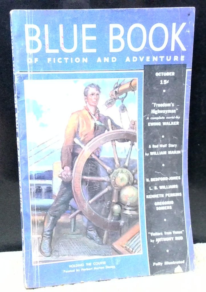 Vtg Blue Book Magazine October 1937 (1 of 10)