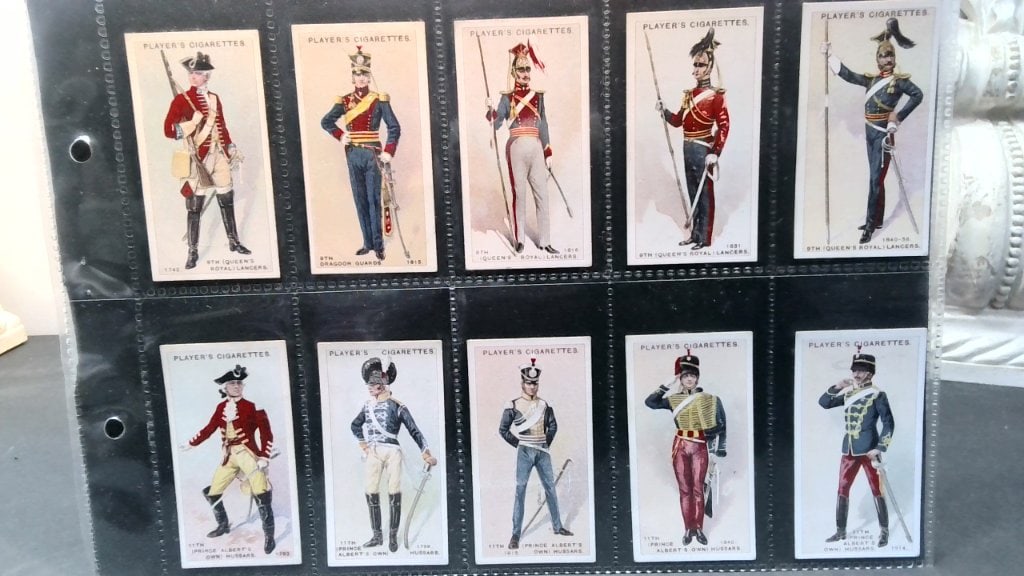 Player's Regimental Uniforms Cards Set (1 of 5)