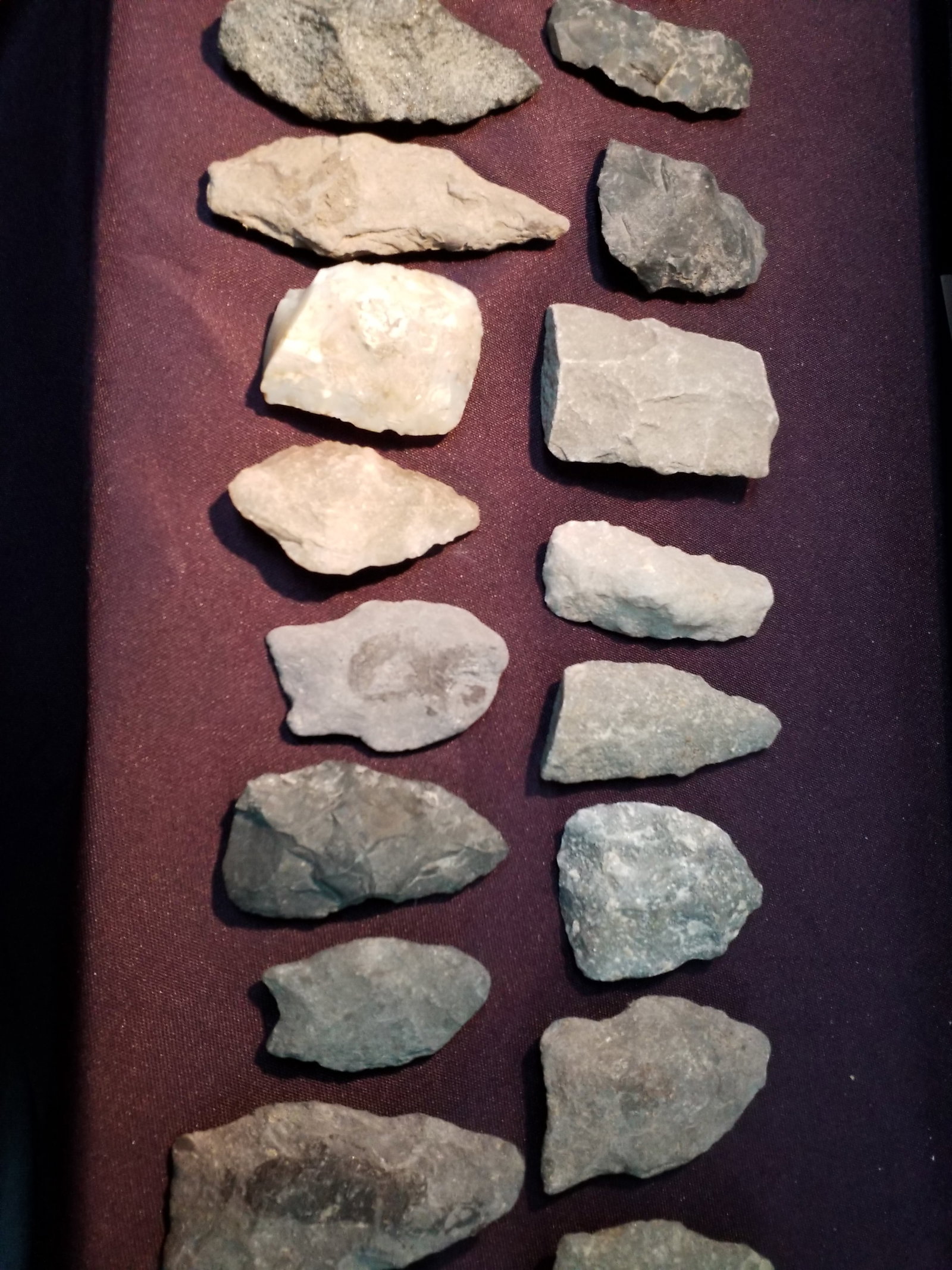 A Collection of 19 Native American Arrowheads (1 of 3)