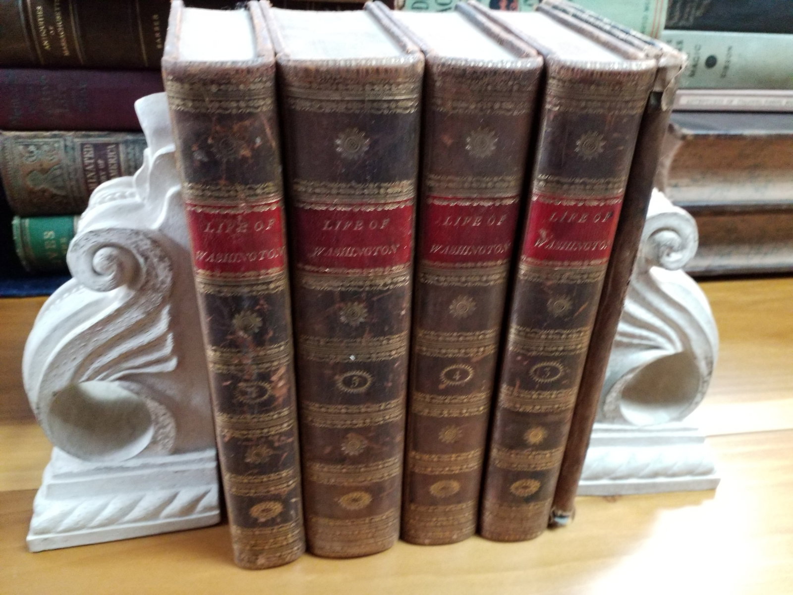 The Life Of George Washington by John Marshall 1804 with Atlas Set , beautiful 1st Edition Set (1 of 15)