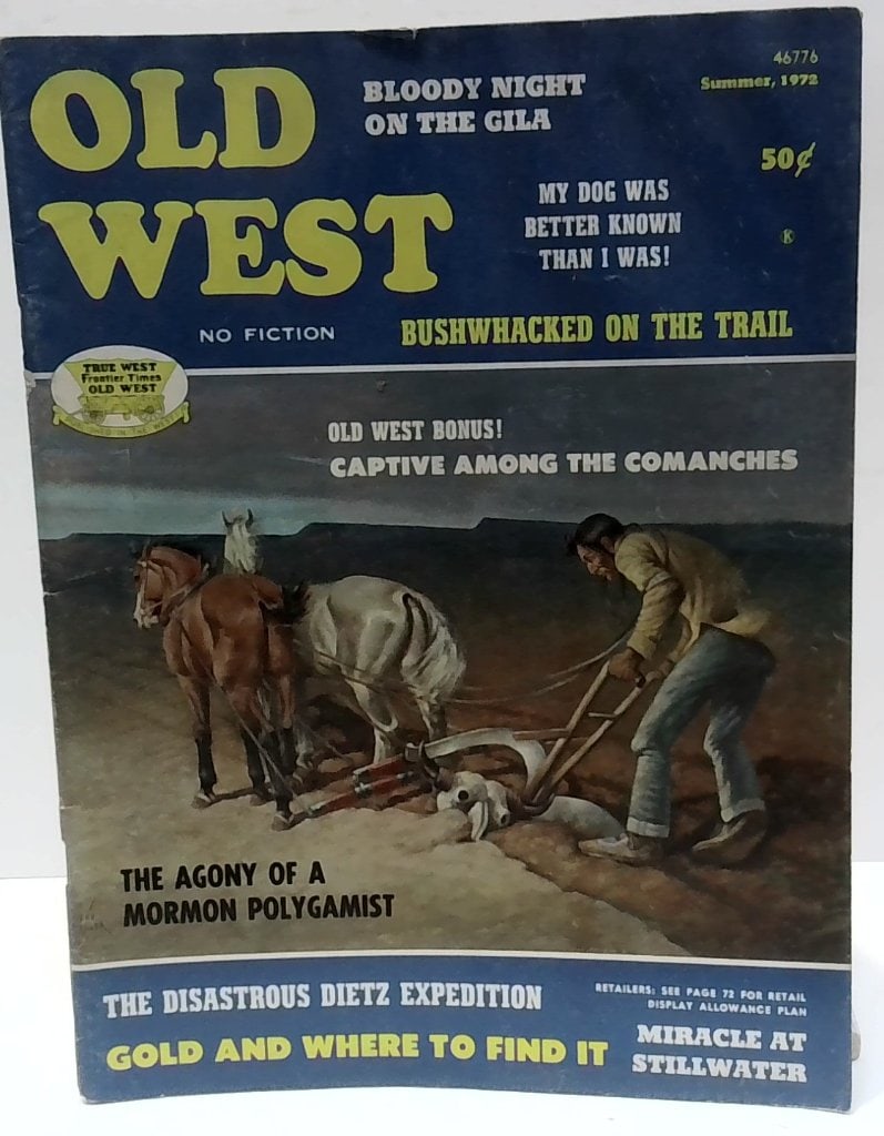 Vtg 1972 Old West Magazine Summer Issue (1 of 9)