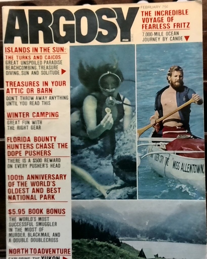 Vtg 1972 Argosy Magazine February Issue (1 of 5)