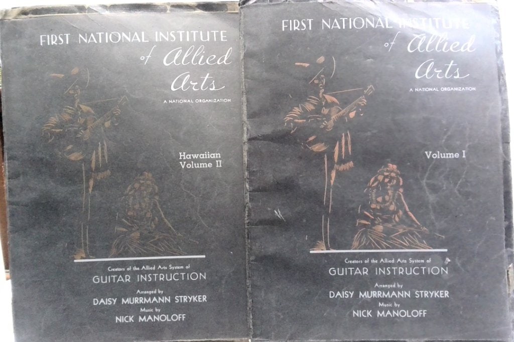 Vtg 1934 Allied Arts Guitar Instruction Books (1 of 9)