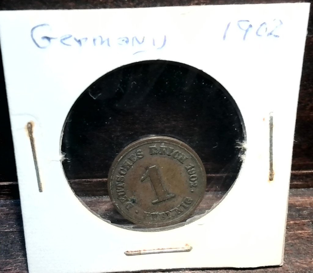 1902 German Empire 1 Pfennig (1 of 2)