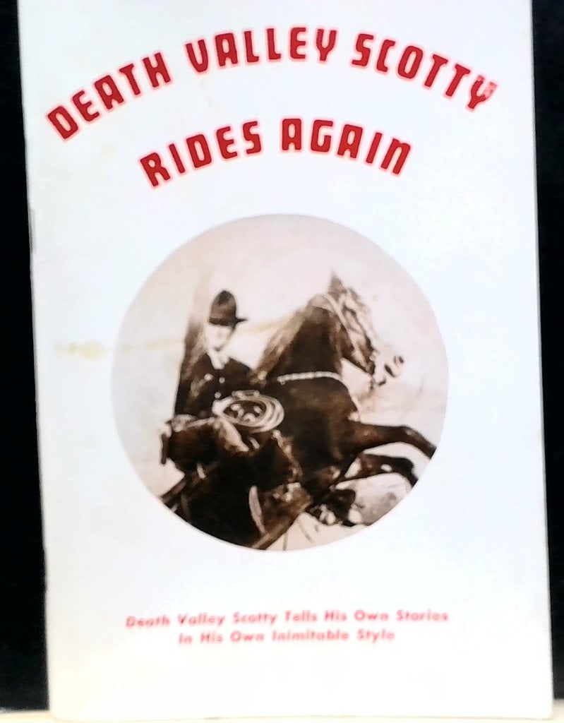 Vtg Death Valley Scotty Rides Again Signed Book (1 of 8)