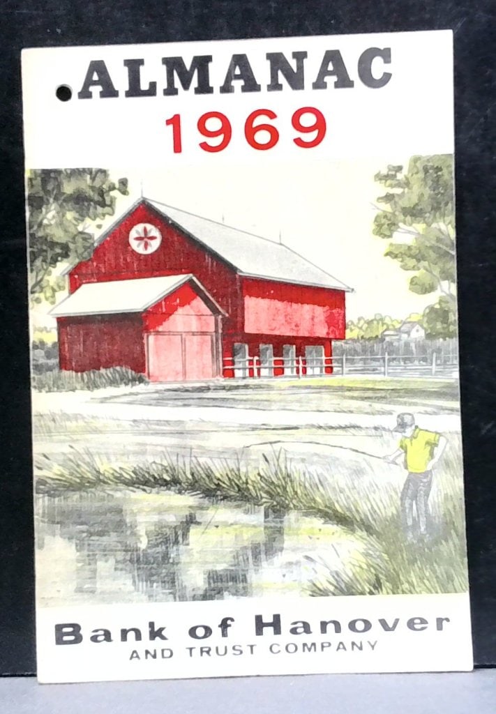 Vtg 1969 Bank Of Hanover Almanac (1 of 5)
