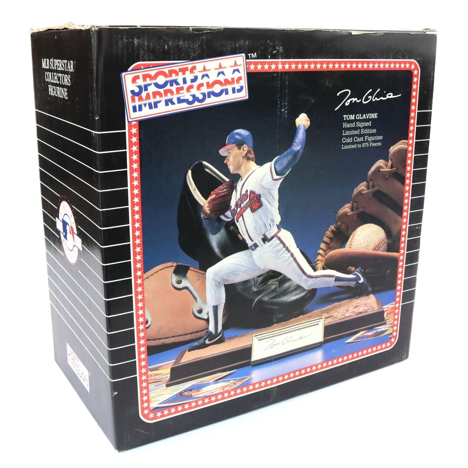 1993 SI Tom Glavine Hand-Signed Figurine (/975) (1 of 1)