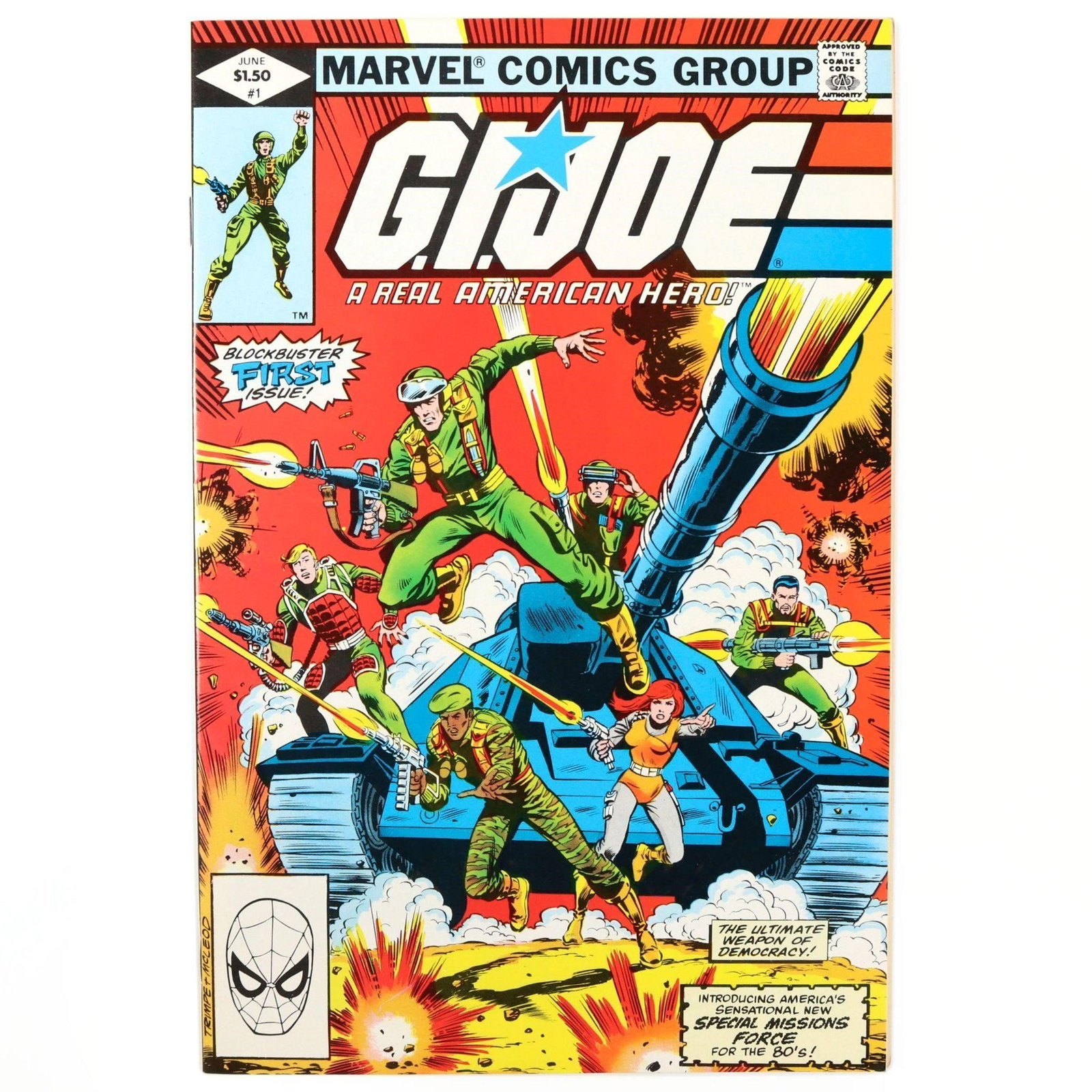 Marvel Comics G.I. Joe #1 (1982) - Direct Edition (1 of 3)