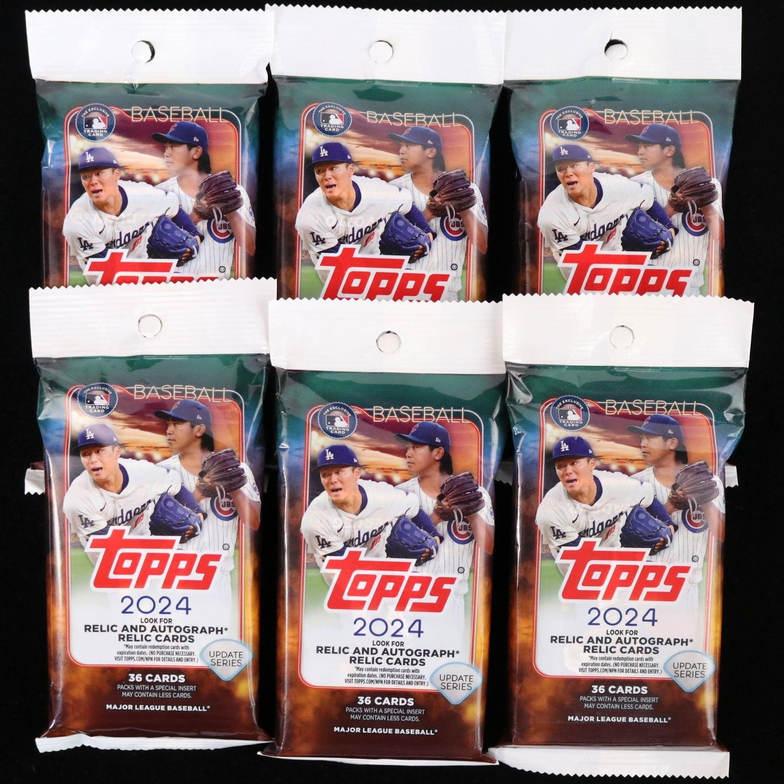2024 Topps Update Series MLB Fat Packs (NIB) (6) (1 of 2)