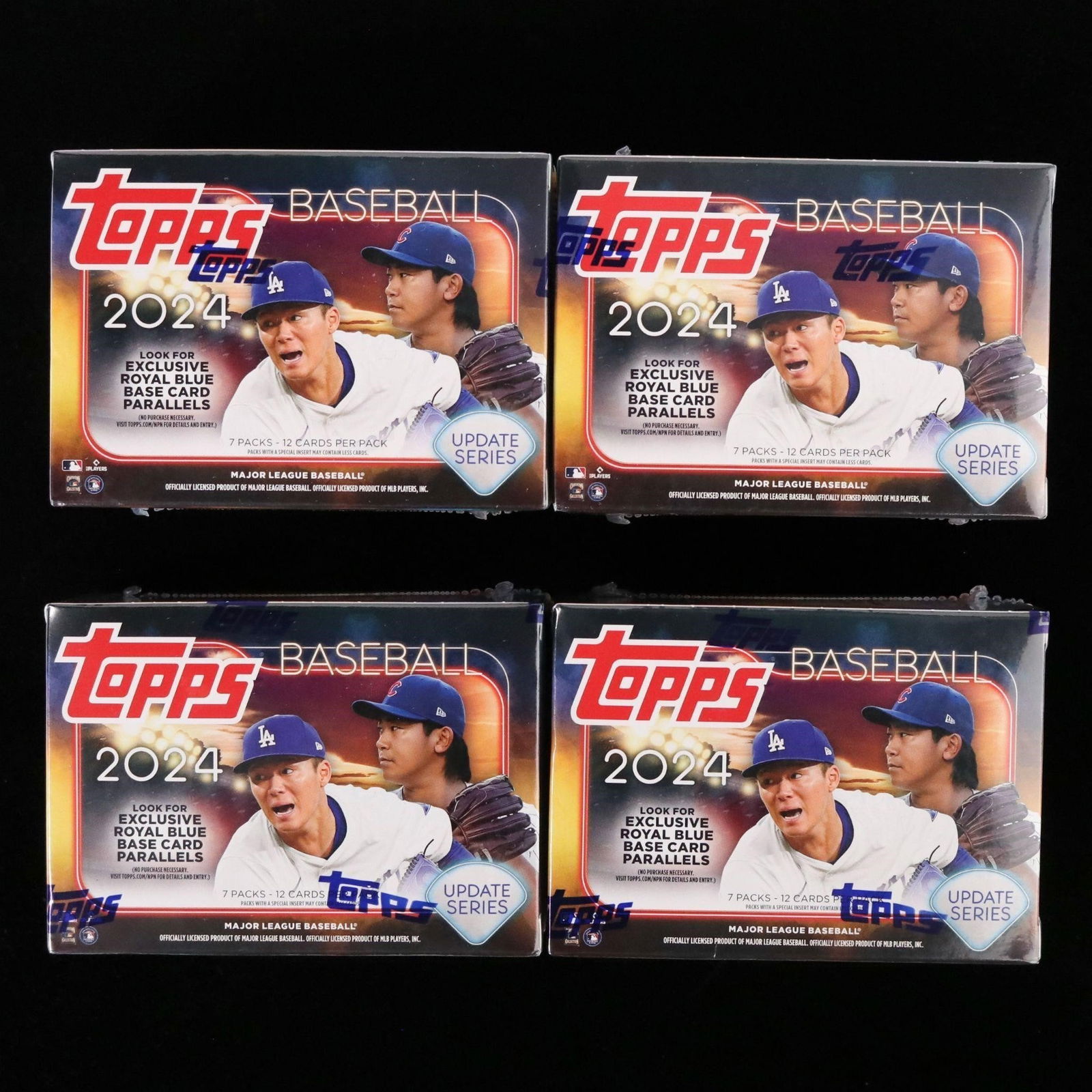 2024 Topps Baseball Update Series Blaster Box (4) (1 of 2)