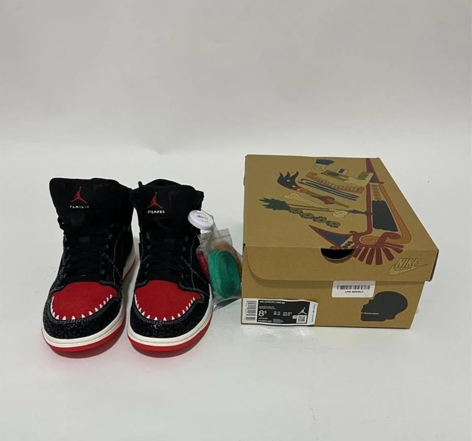2021 Air Jordan 1 Siempre Familia (Size 8.5) (COA) (1 of 5)