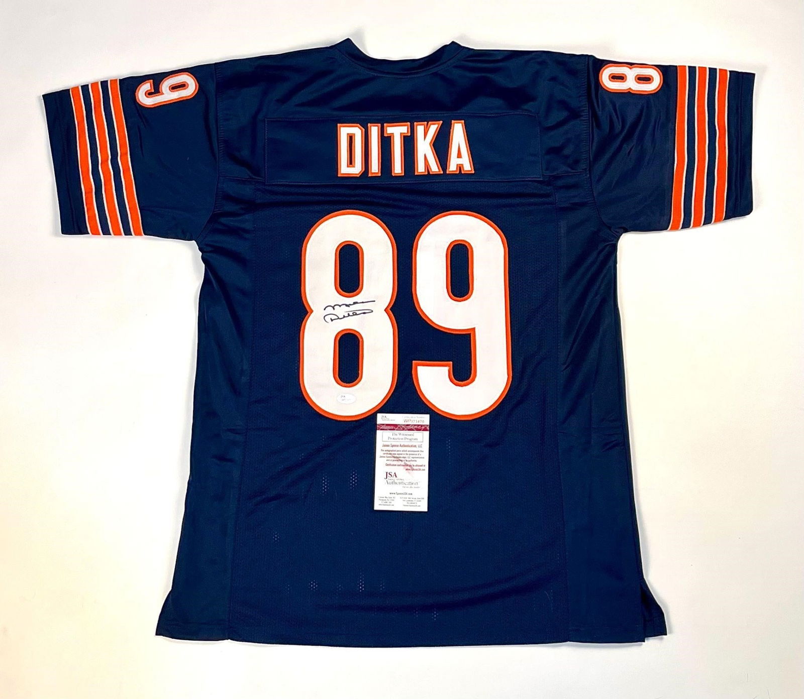 Mike Ditka Signed Chicago Bears NFL Jersey (JSA) (1 of 5)