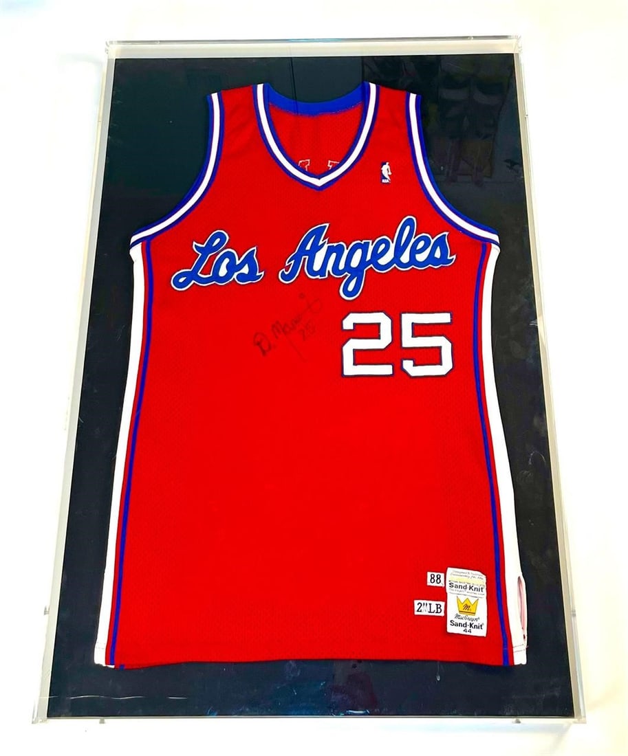 Danny Manning Signed Game Used LA Clippers Jersey (1 of 3)