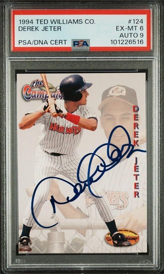 1994 Ted Williams Co. #124 Derek Jeter (PSA/DNA) (1 of 2)