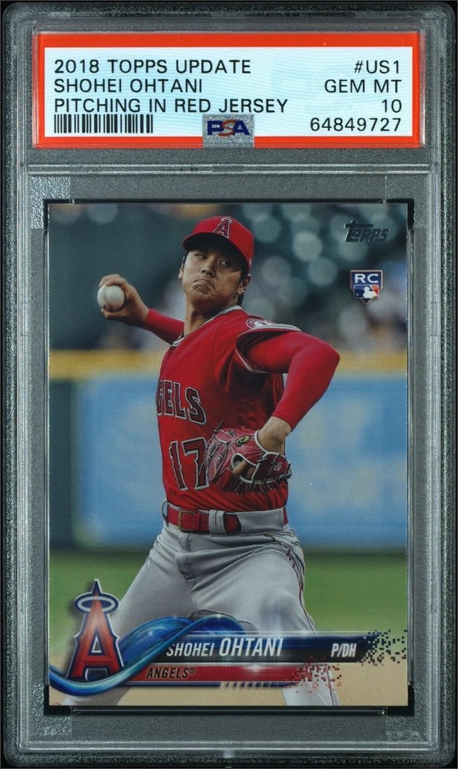 2018 Topps Update #US1 Shohei Ohtani (PSA 10) (1 of 2)