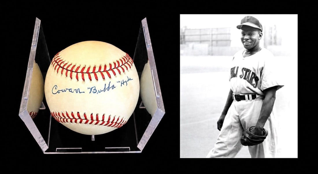 Cowan "Bubba" Hyde Signed ONL MLB Baseball (1 of 3)