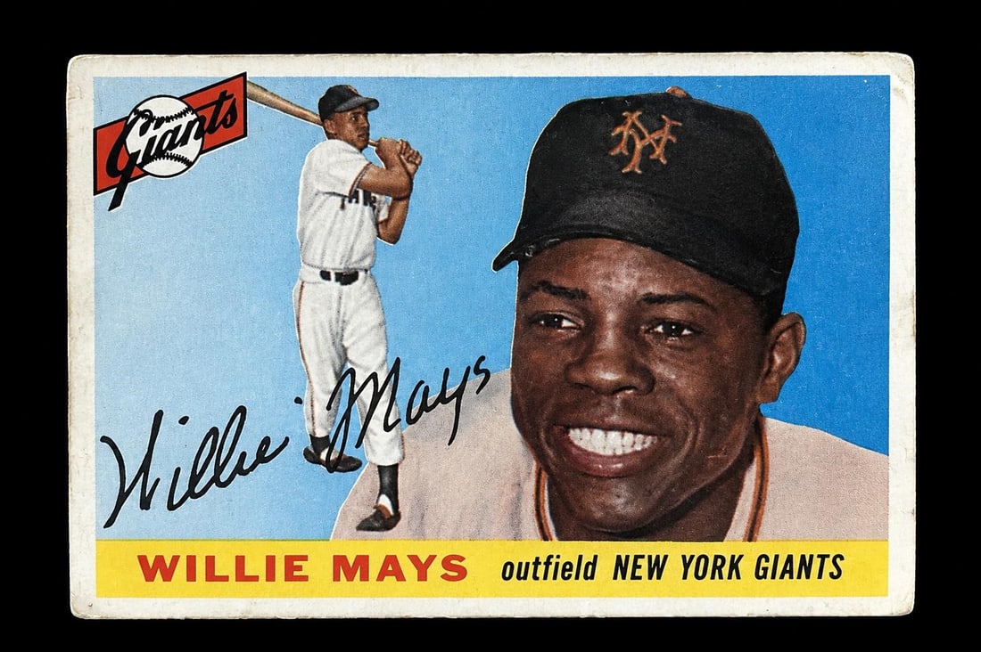 1955 Topps #194 Willie Mays (1 of 2)