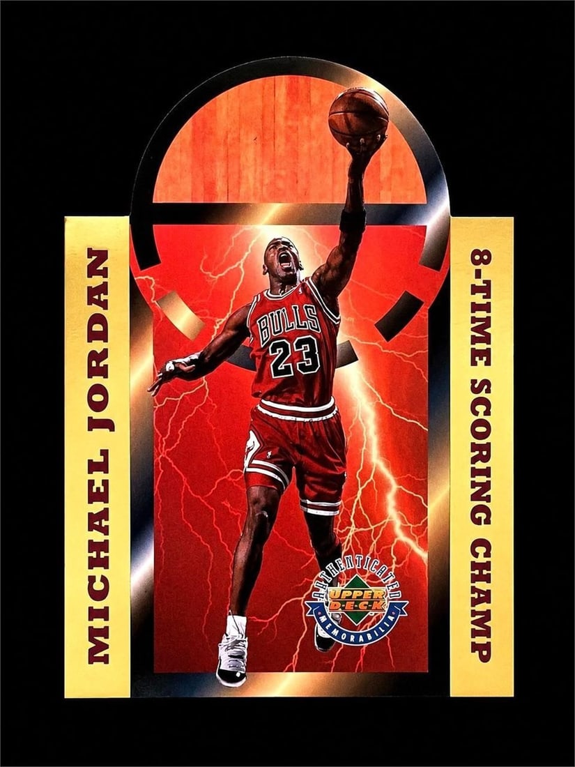 1996 UDA #MJ8T Michael Jordan Die-Cut /5000 (1 of 2)