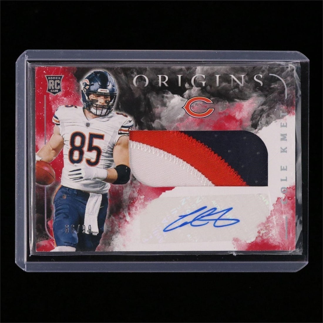 2020 Panini Origins Cole Kmet Auto Patch (66/99) (1 of 2)