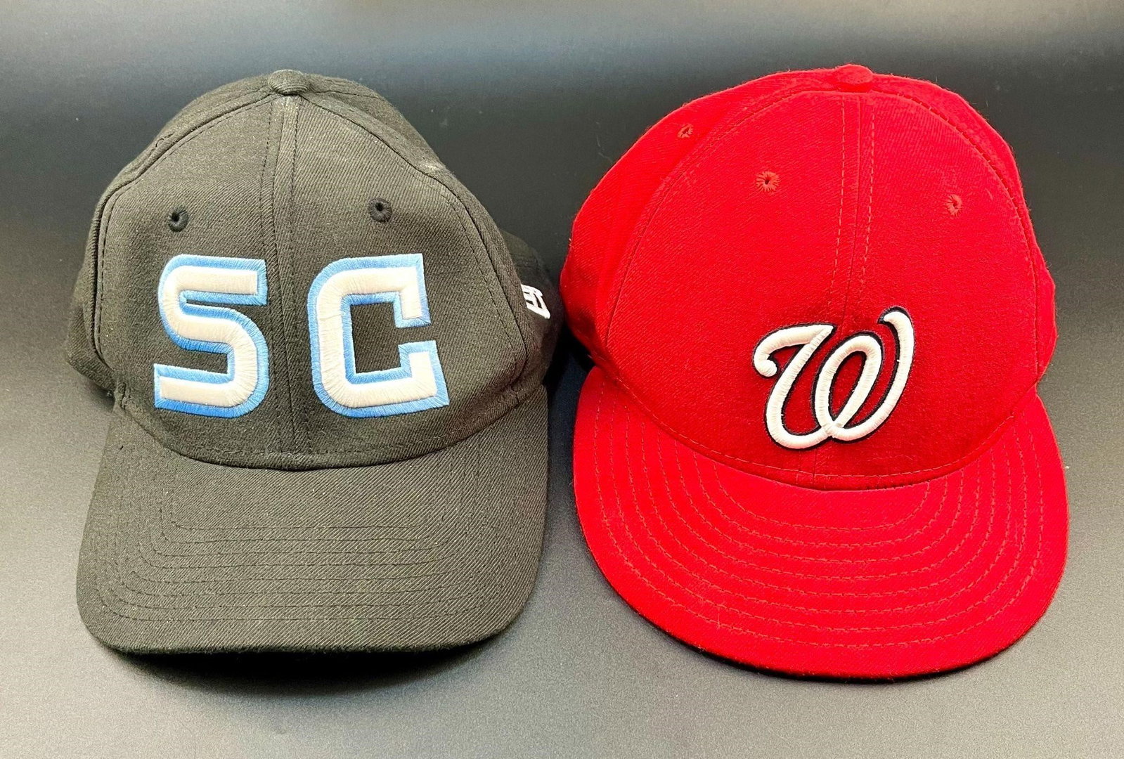 2012 Bryce Harper Game Used AAA & MLB Hats (2) (1 of 7)