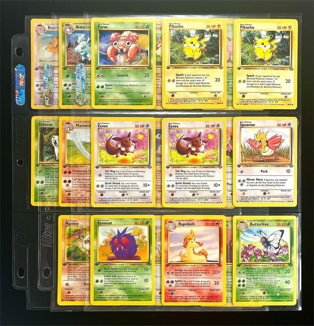 1999 Pokemon Jungle 1st Edition Cards (24) (1 of 4)