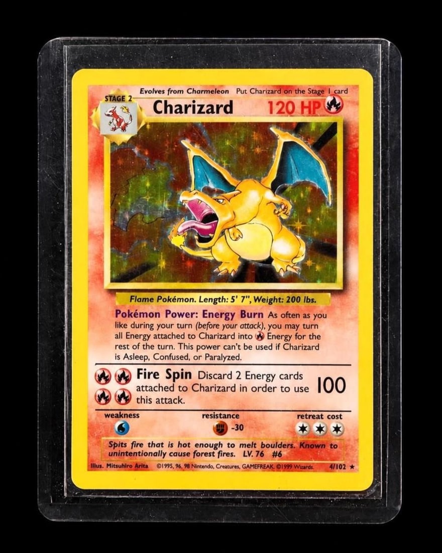 1999 Pokemon Game #4 Charizard - Holo (1 of 2)