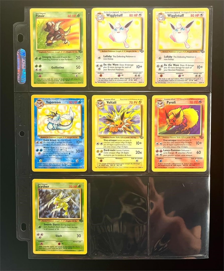 1999 Pokemon Jungle Cards (Rares) (7) (1 of 2)