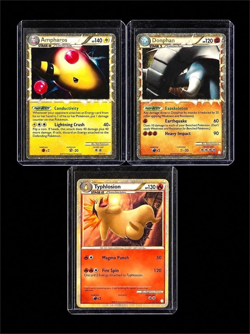 2010 Pokemon HeartGold & SoulSilver Holo Cards (3) (1 of 2)