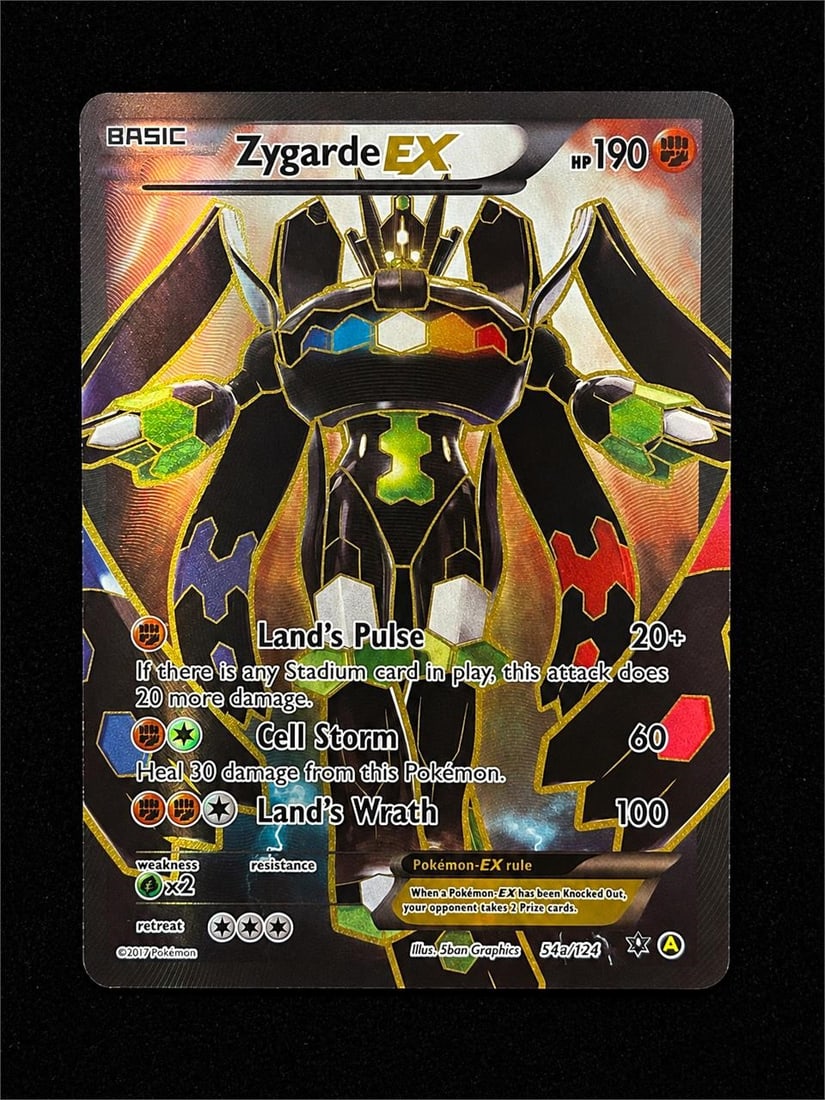 2017 PM Mega Powers Coll #54a FA/Zygarde EX Promo (1 of 2)
