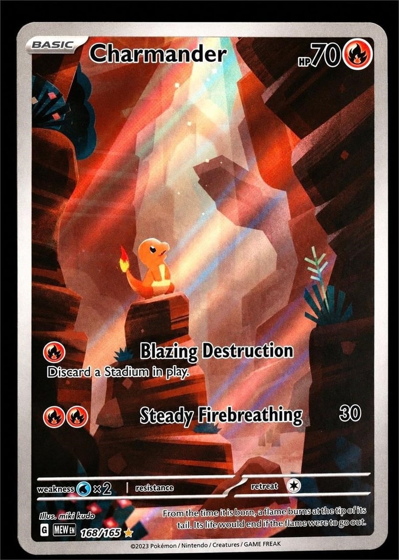 2020 Pokemon Mew EN #168 Charmander IR (1 of 2)